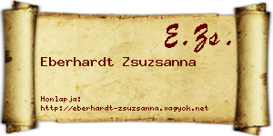 Eberhardt Zsuzsanna névjegykártya